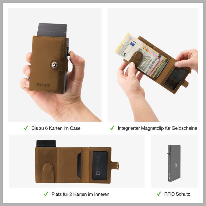 Portofel din piele pentru bărbați Noi!