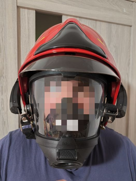 Echipament protecție pompieri masca casca drager psi