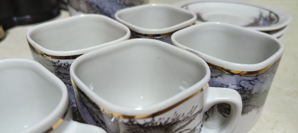 Сервиз за кафе сет 5бр + захарница