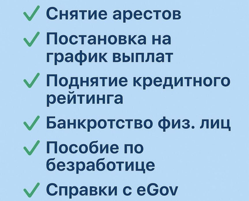 Снятие ареста,новый график не дорого