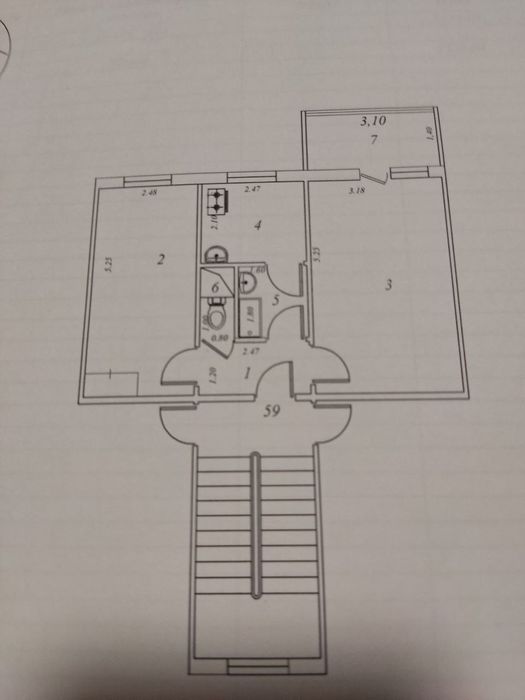 Продаю квартиру чиланзар 9квартал 2комнат 4этаж  Разделка 46квадрат