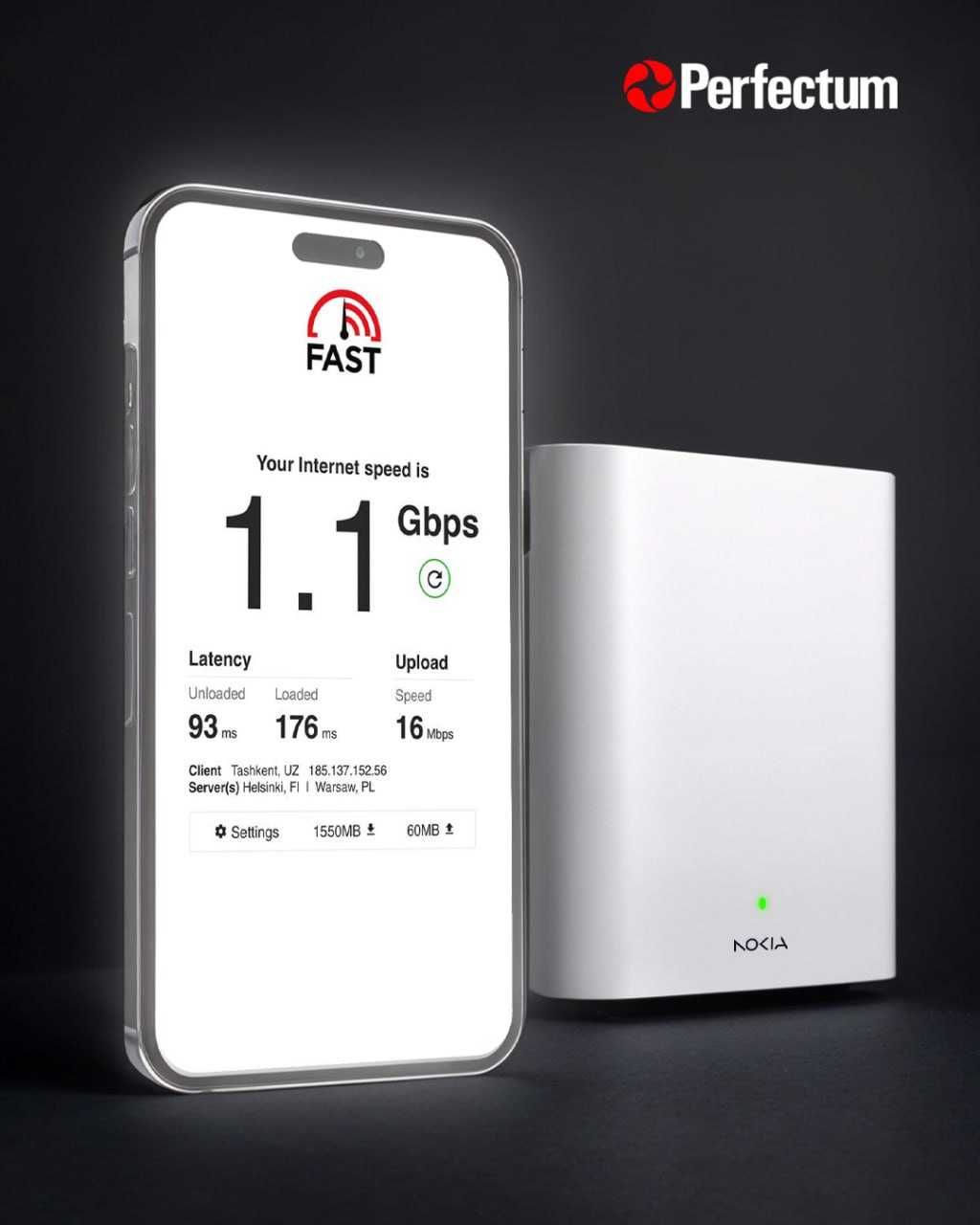 Беспроводной Wi-Fi Роутер Perfectum 5G (с SIM картой)