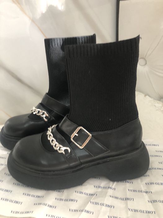 Лоферы с цепью 38