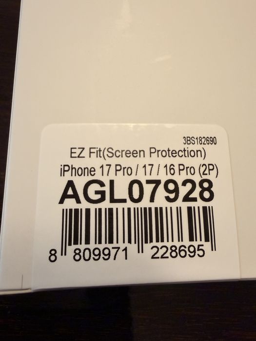 Pachet 2 x Folie Sticla Iphone 17 Pro Spigen Glass EZ Fit Transparenta