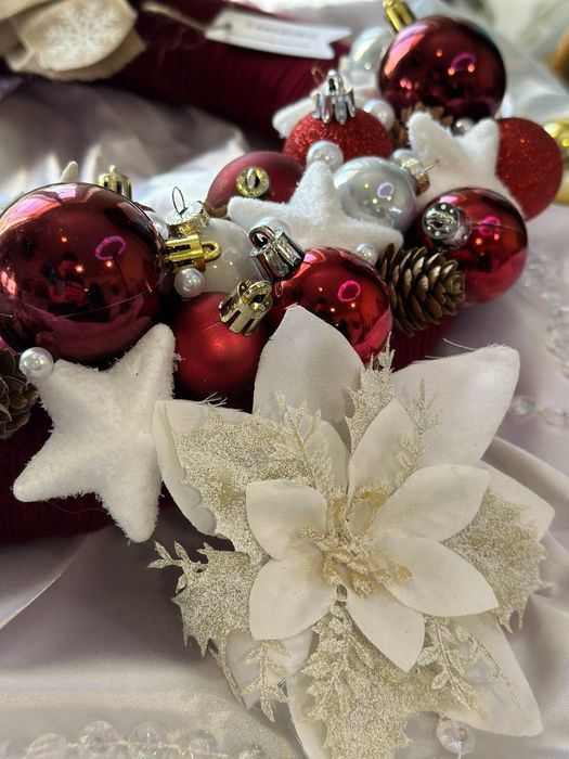 Новогодний декор, венок ручной работы