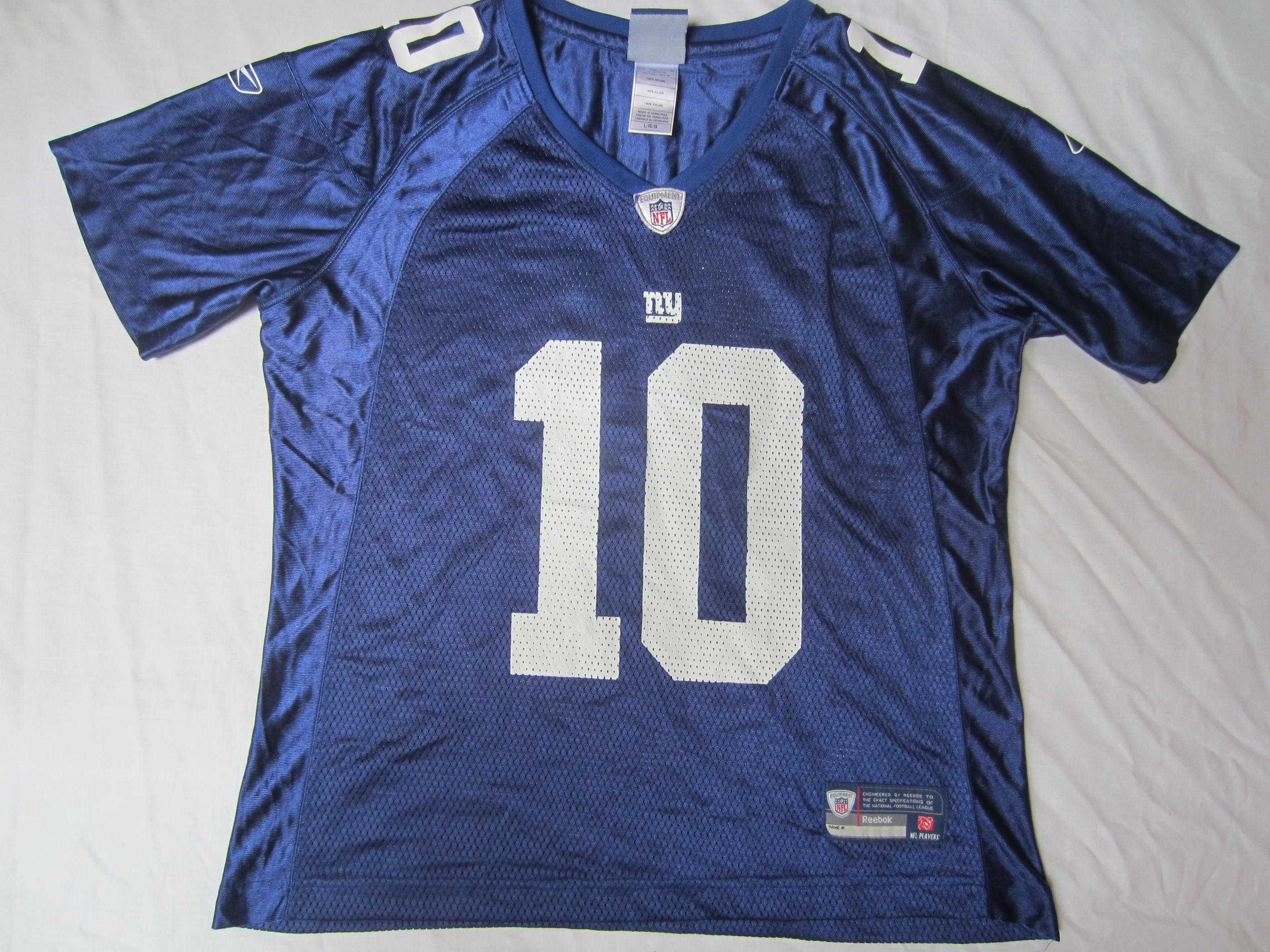 Tricou dama NFL,Eli Manning,Giant, masura L-junioare,Reebok, nou