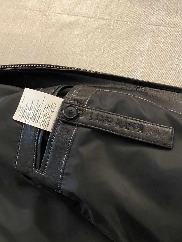 Geaca din piele miel Nappa, Hugo Boss,originala