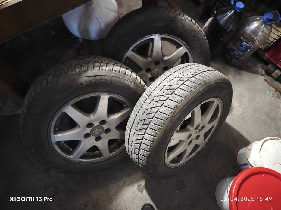 Джанти със зимни гуми 5 х 100 за WV