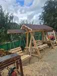 Leagan rustic cu 2 “pui”