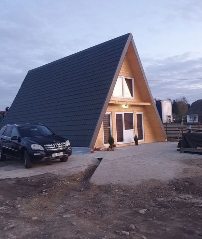 Cabane tip casa sau Aframe la cheie la super pret accept variante auto