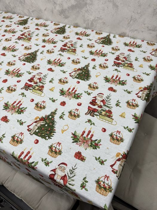 Fata de masa model Mos Craciun 150x240 cm