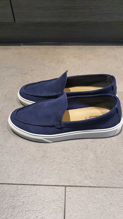 Кожени мокасини от естествен велур