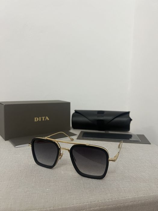 Ochelari de soare Dita Flight 006 black / gold