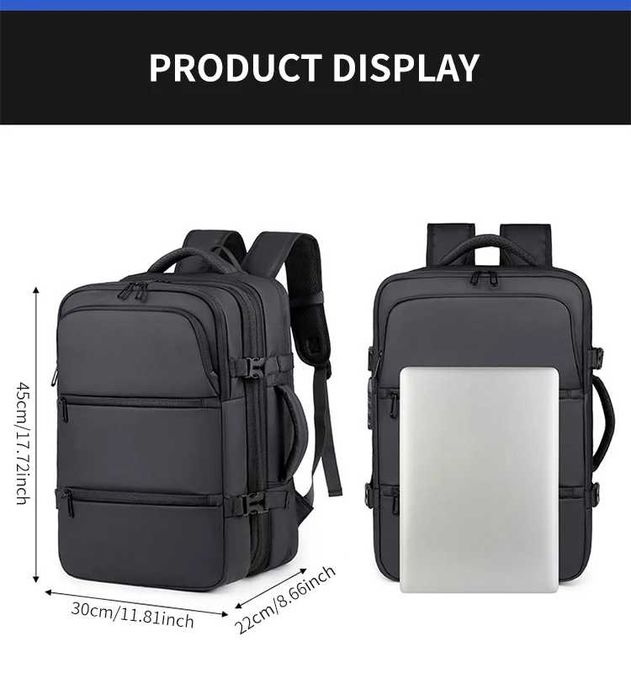 Смарт вакуумна раница за Wizzair и Ryanair включен багаж + помпа