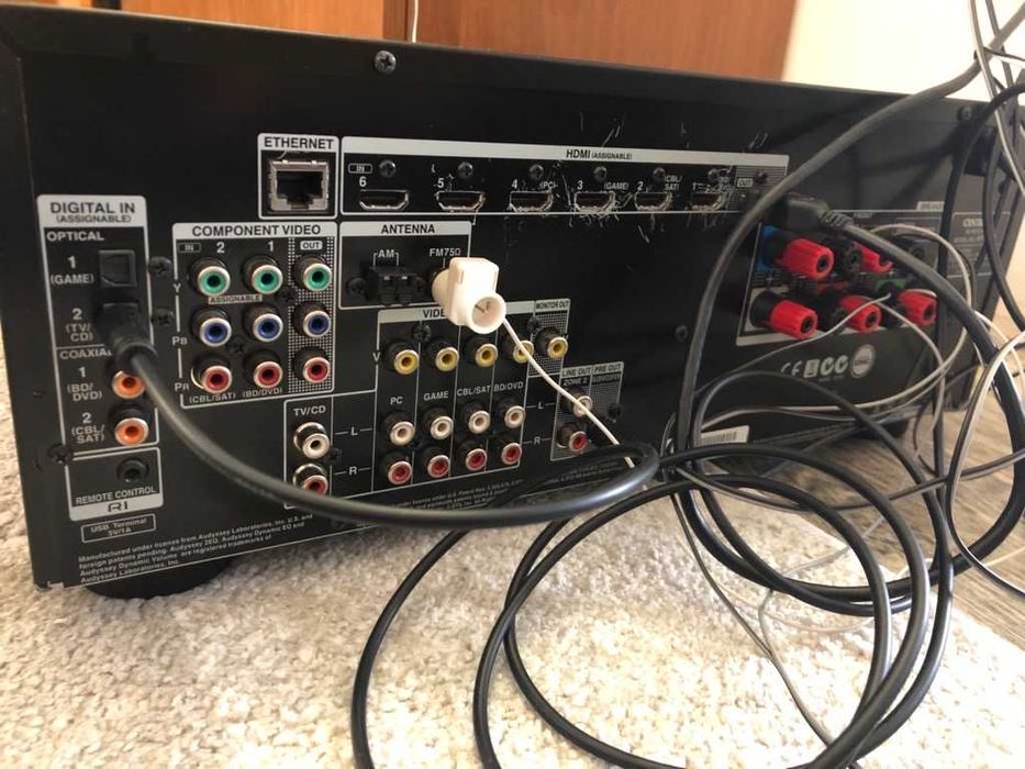 Receiver and 5.1 speakers Ресивър и 5.1 тонколони Onkyo HT-S6505