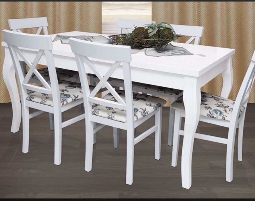 Masa extensibila cu 6 scaune