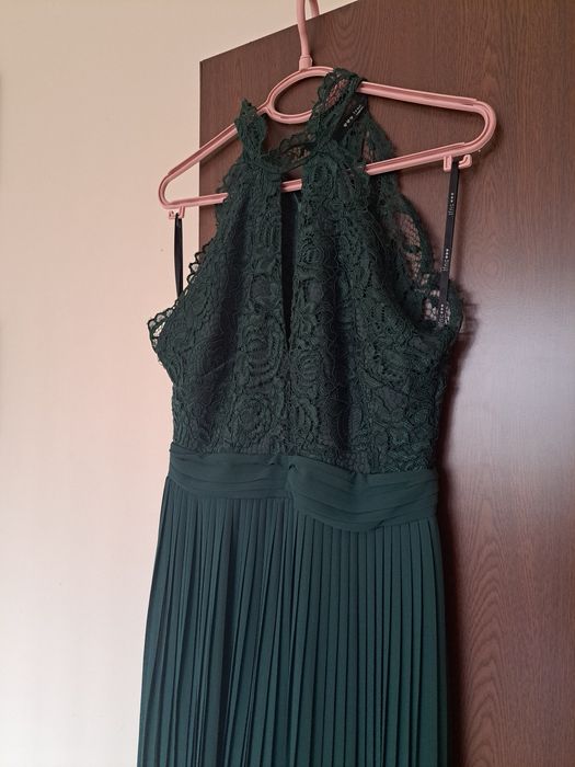 Официална тъмнозелена рокля (размер Л)