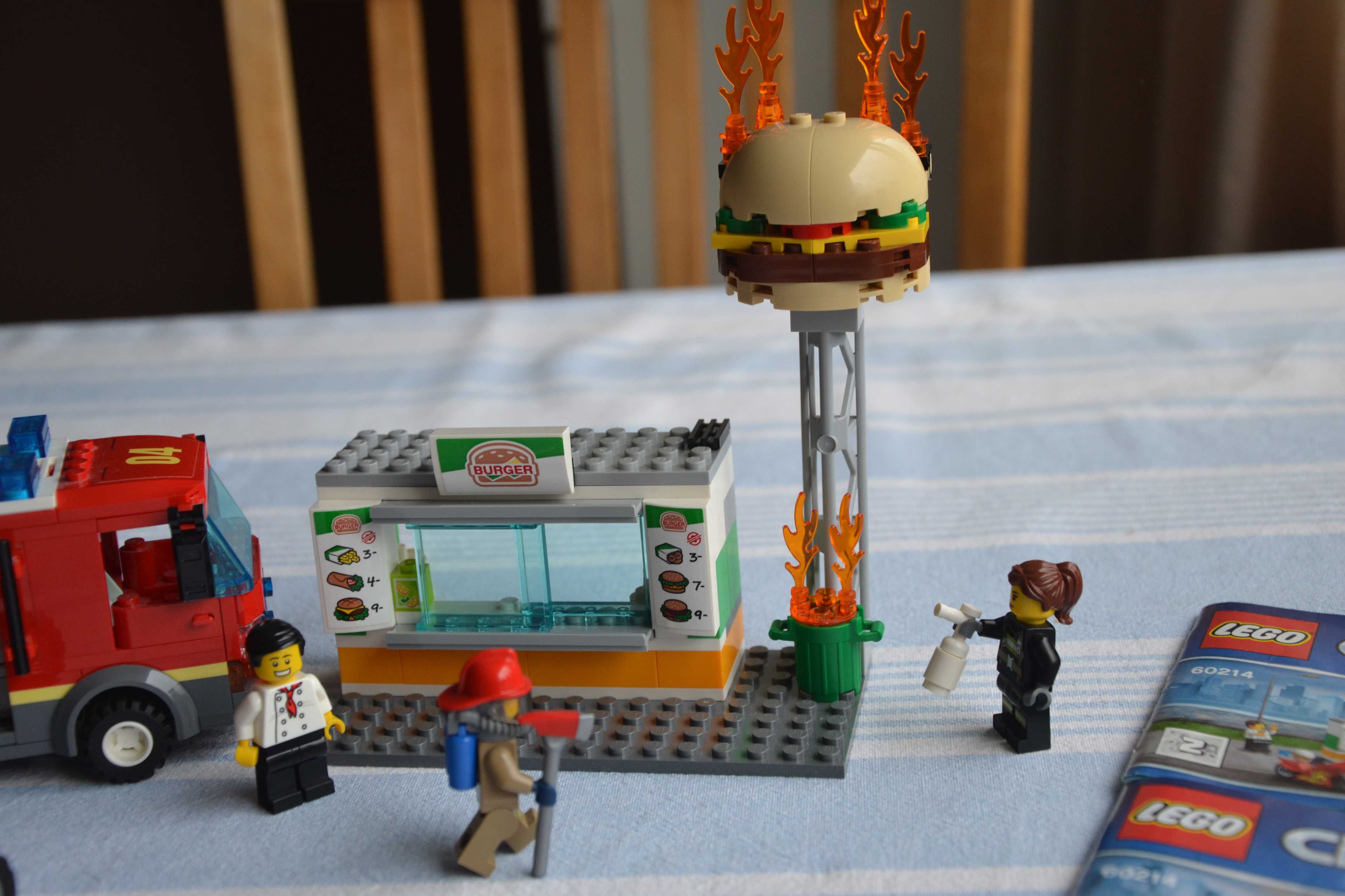 Конструктор LEGO CITY 60214 Burger Bar Fire Rescue
