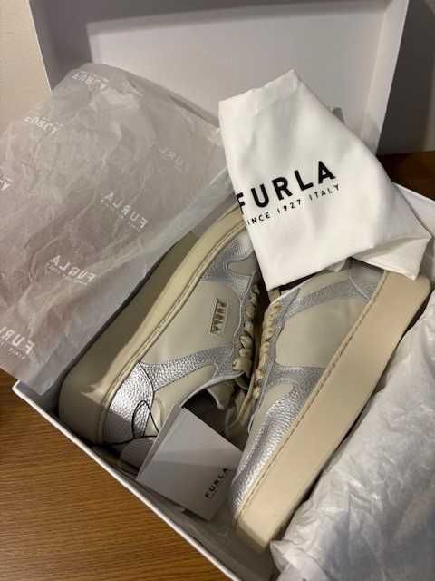Sneakers piele FURLA 36, noi, in cutie cu eticheta