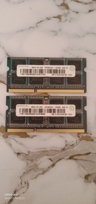 ОЗУ для ноутбуков
