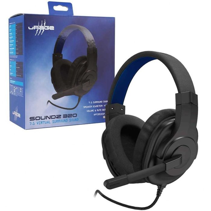 Casti HAMA uRage SoundZ 320 PC PS4 PS5 7.1 USB nou sigilat Garantie