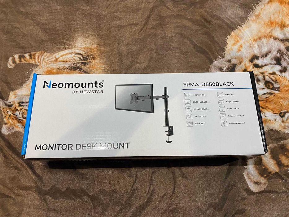 Стойка за телевизор/монитор Neomounts FPMA-D550 - FPMA-D550BLACK