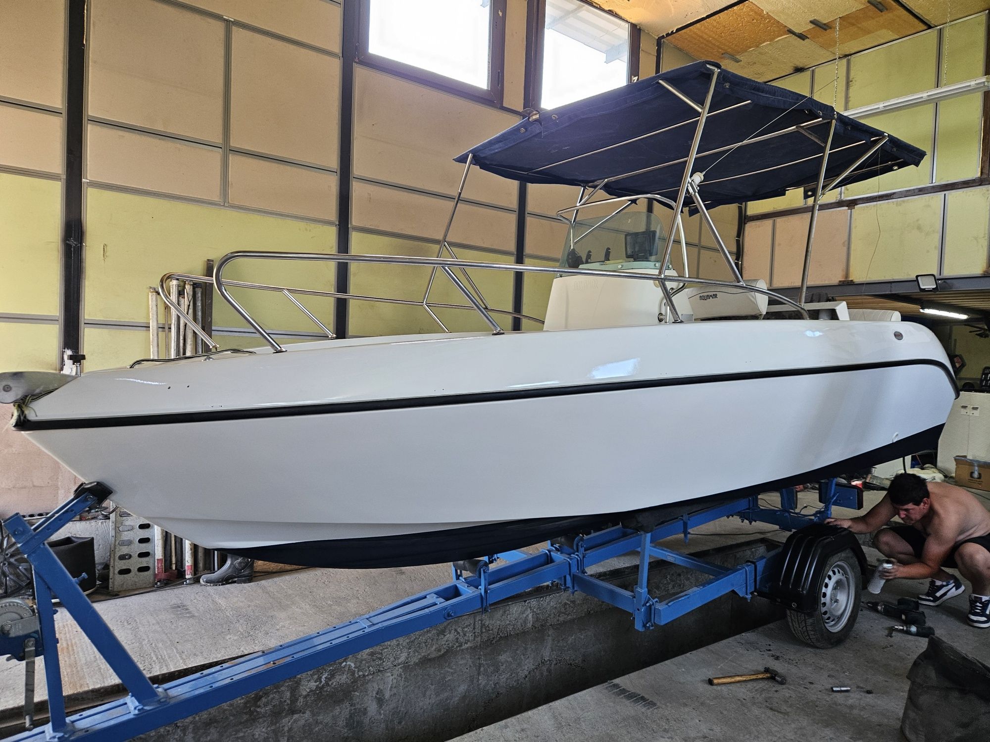 Barcă Aquamar 5m + Motor Yamaha 115 CP