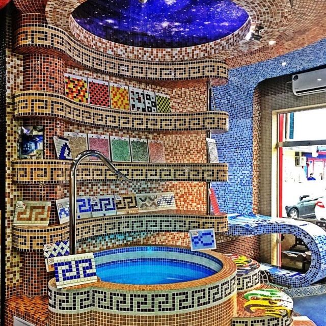 Майолика мазайка для бассейн