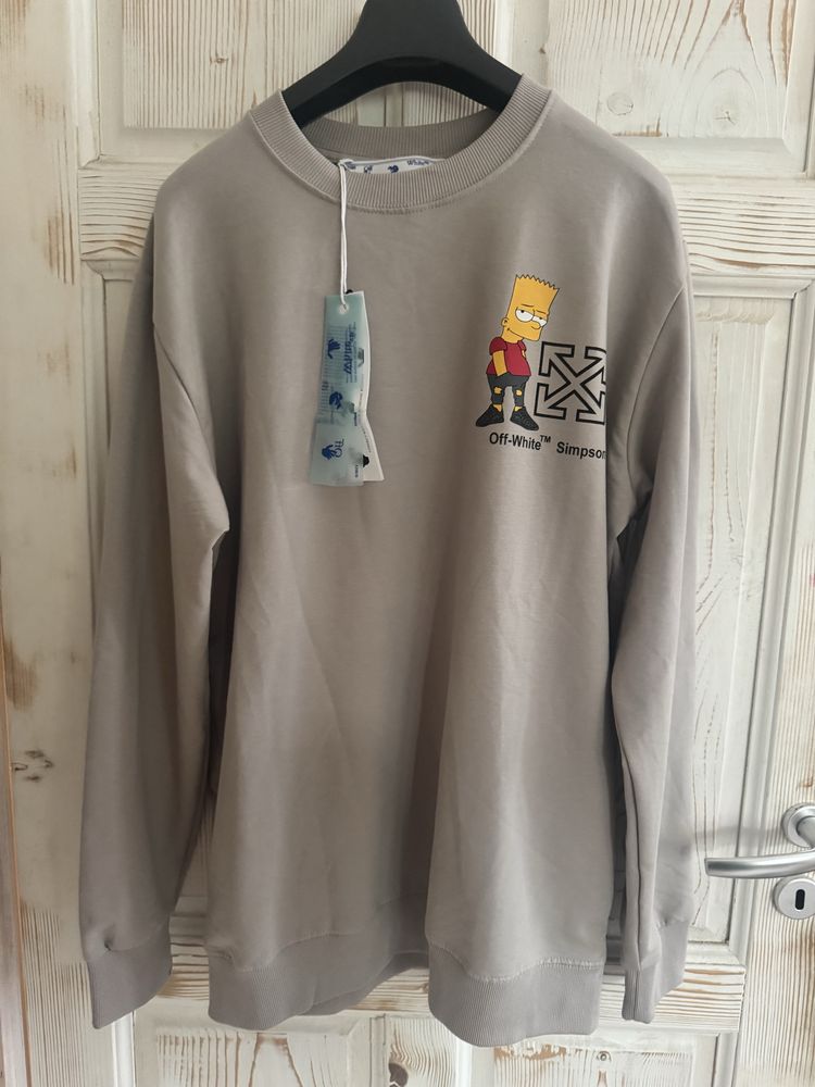 Off-white the simpsons суичер
