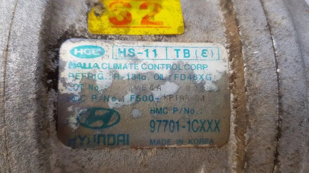 Compresor clima hyundai getz motor 1.1