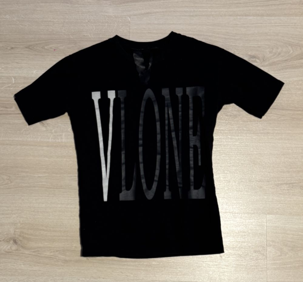Tricou VLone negru reflectorizant mariemea S
