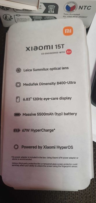 Xiaomi 15T 5G+Photo Printer 1S ЧИСТО НОВ гаранция!