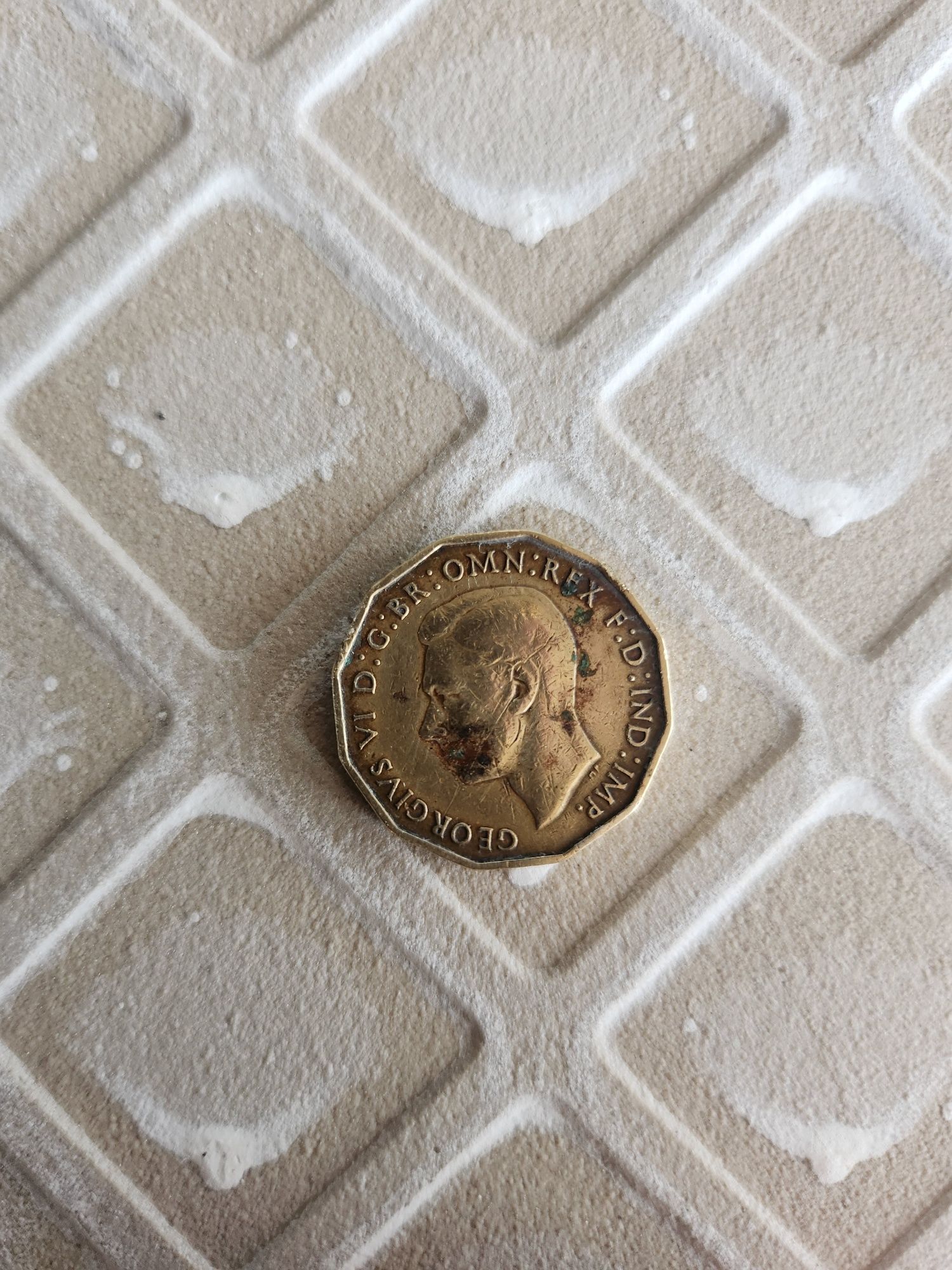 Moneda rara: Three Pence 1937