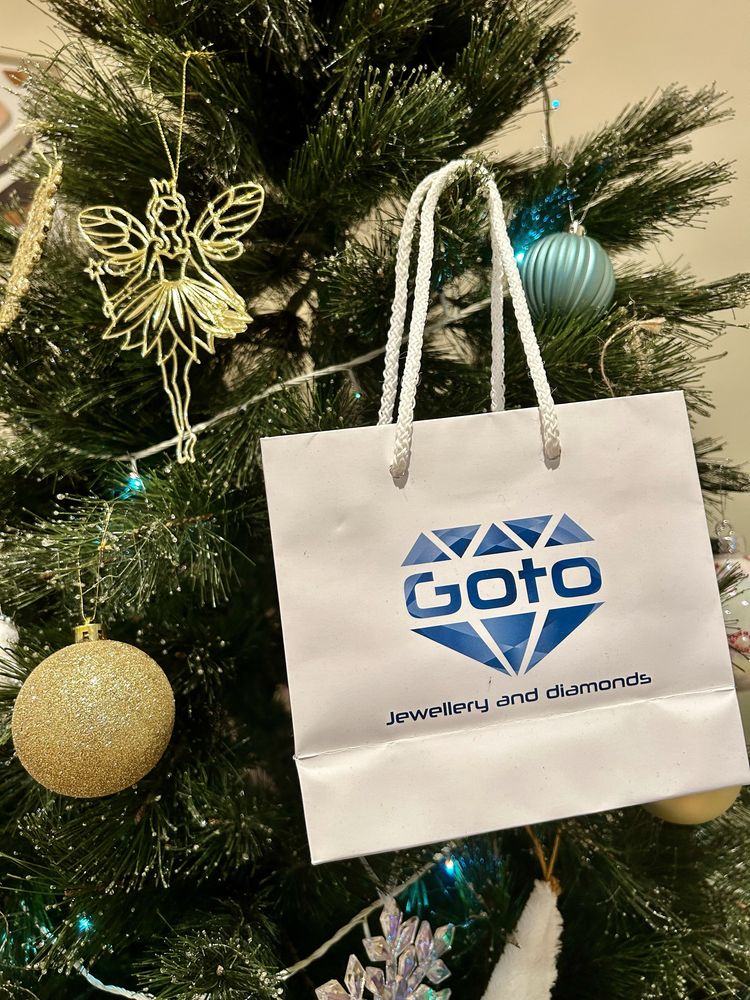 Обеци с диаманти Goto- нови. НАМАЛЕНИЕ!