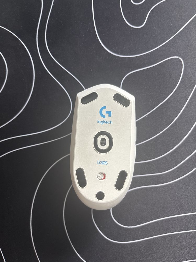 Безжична геймърска мишка Logitech G305 Lightspeed, бял
