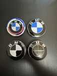 Capace jante BMW 68mm albastru alb negru aniversare
