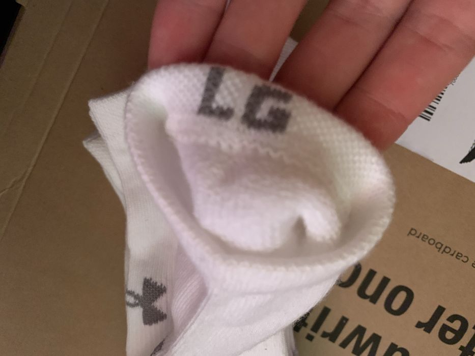 Șosete Under Armour UA HeatGear 3 Perechi  Albe