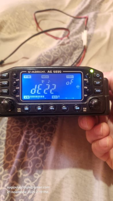 Statie Radio CB Albrecht AE 6890 cu fata detasabila
