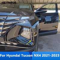 Хромированная решётка воздухозаборника на Hyundai Tucson