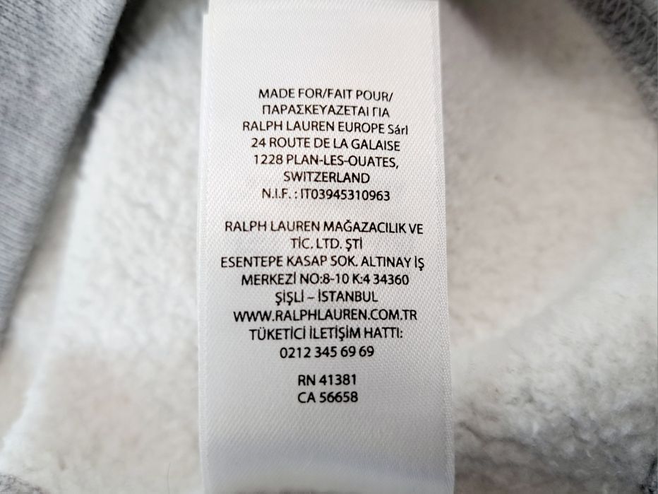 Ralph Lauren polo Bear-Ориг.ватирана блуза