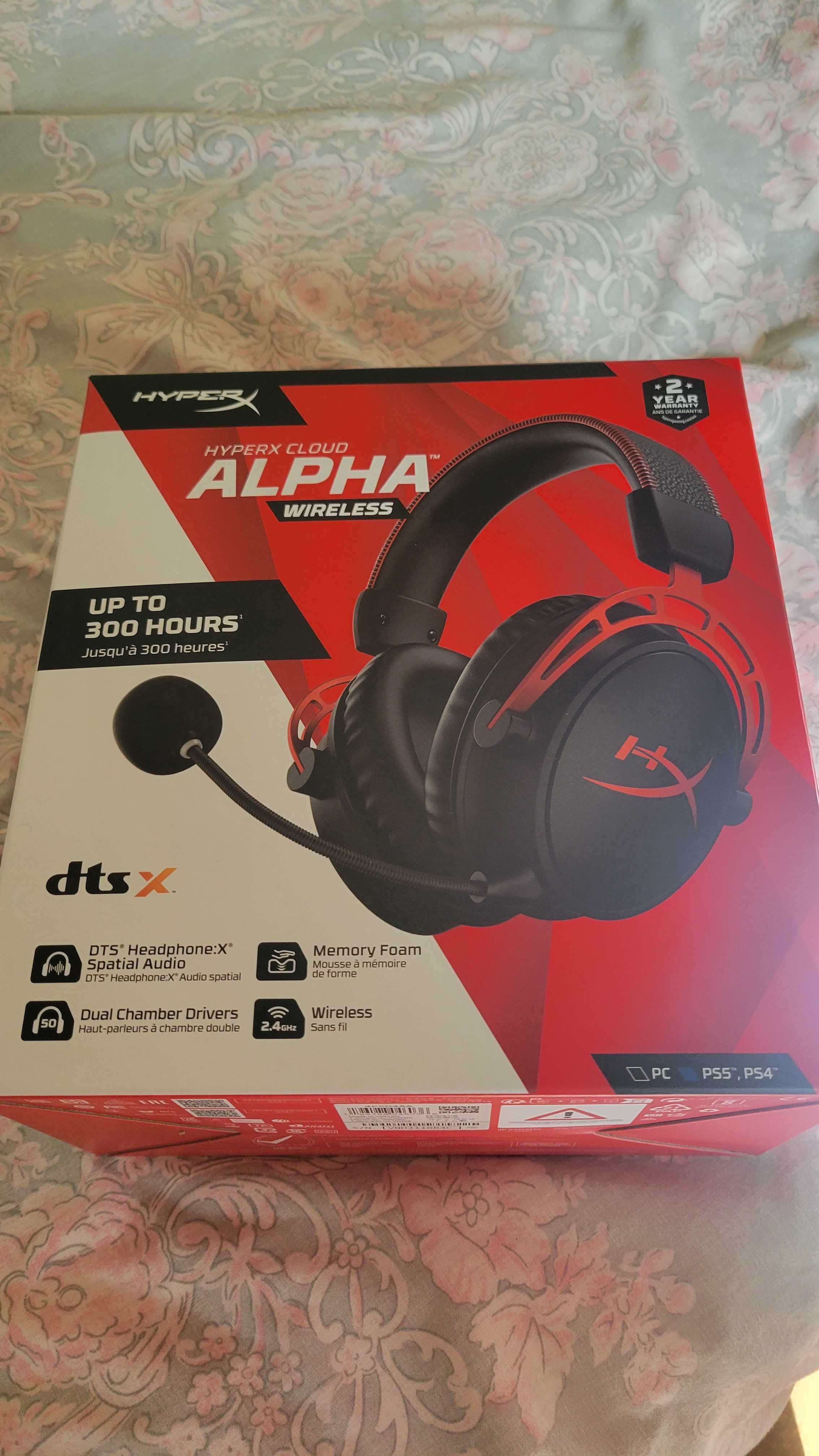 HyperX Cloud Alpha Wireless - чисто нови