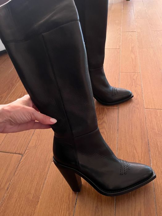 Camperos cizme înalte nabuk