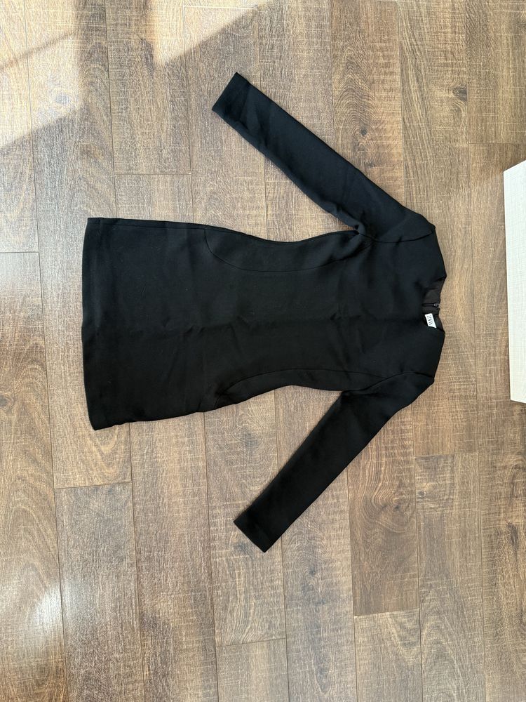 Дамска черна рокля ZARA