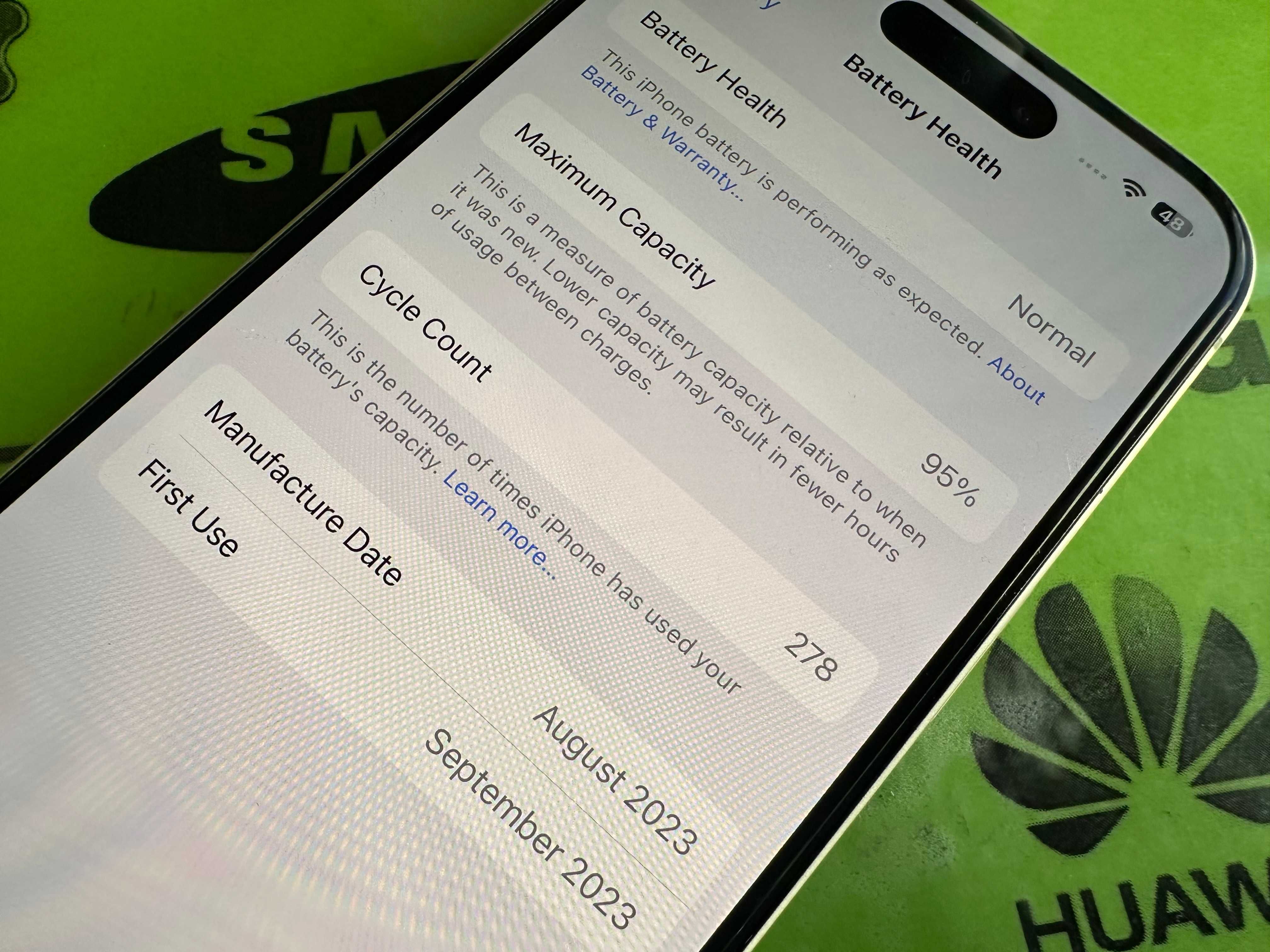 iPhone 15 128gb Yellow 95% батерия