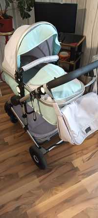 Бебешка количка 3в1,комплект с кошче за кола
