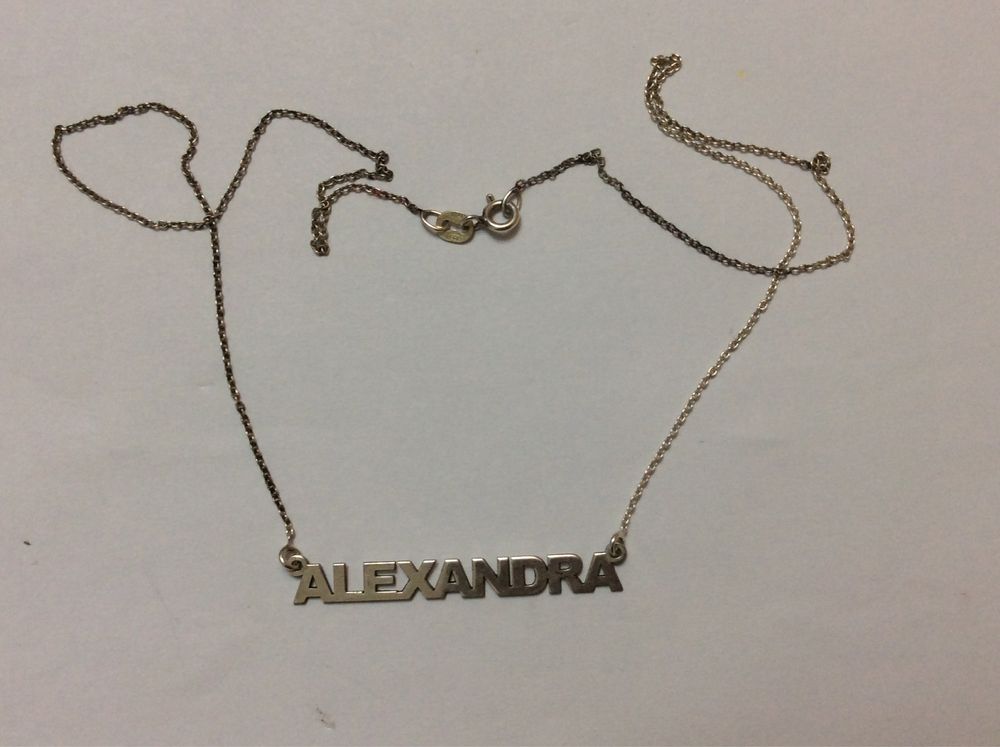 Lantisor Argint 925 cu nume Alexandra