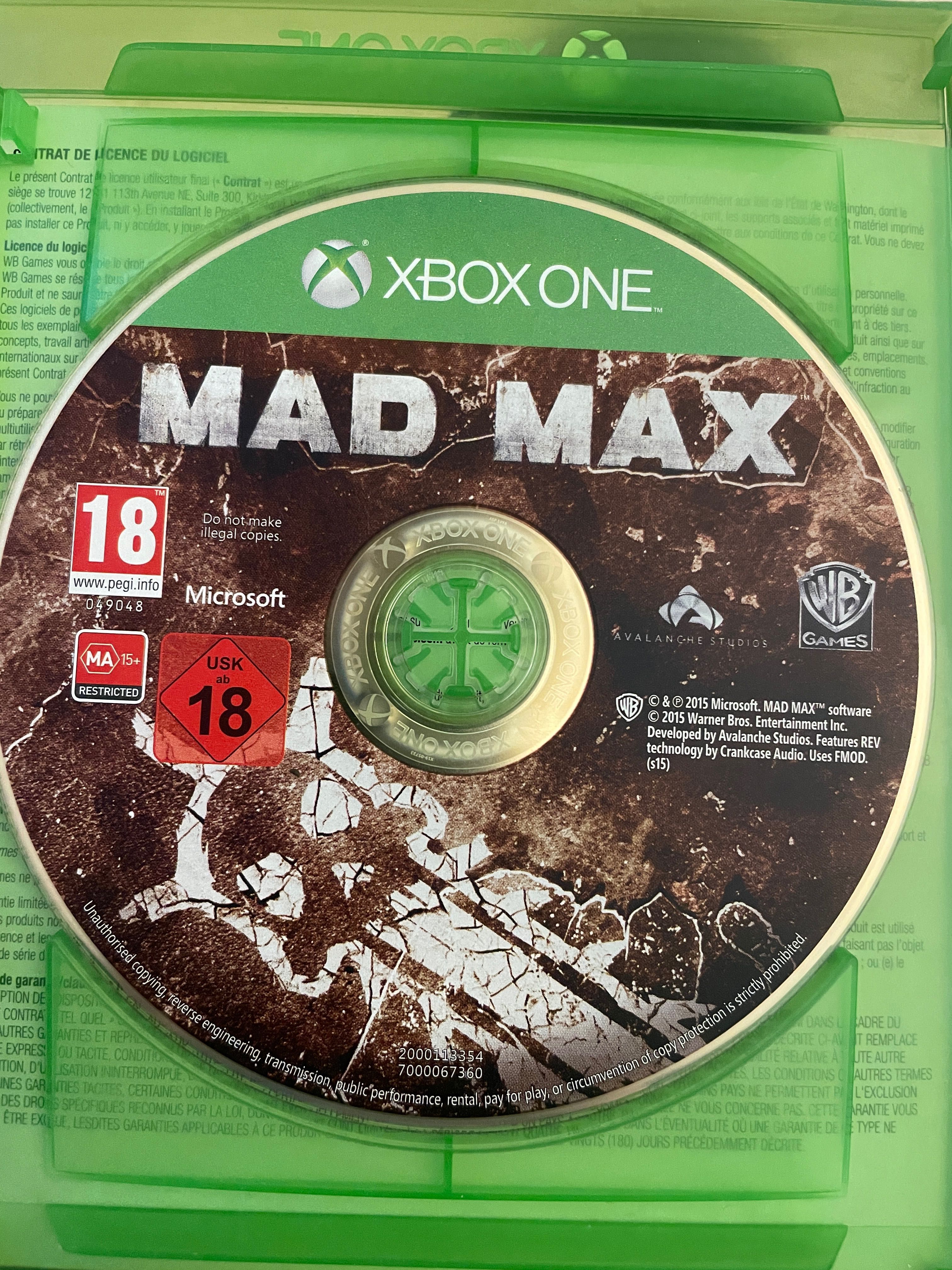 Vând MAD MAX  pentru xbox one