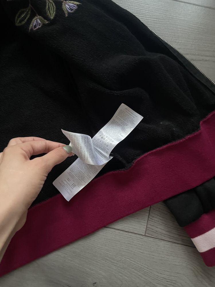 GUESS JEANS Яке бомбър с бродерия