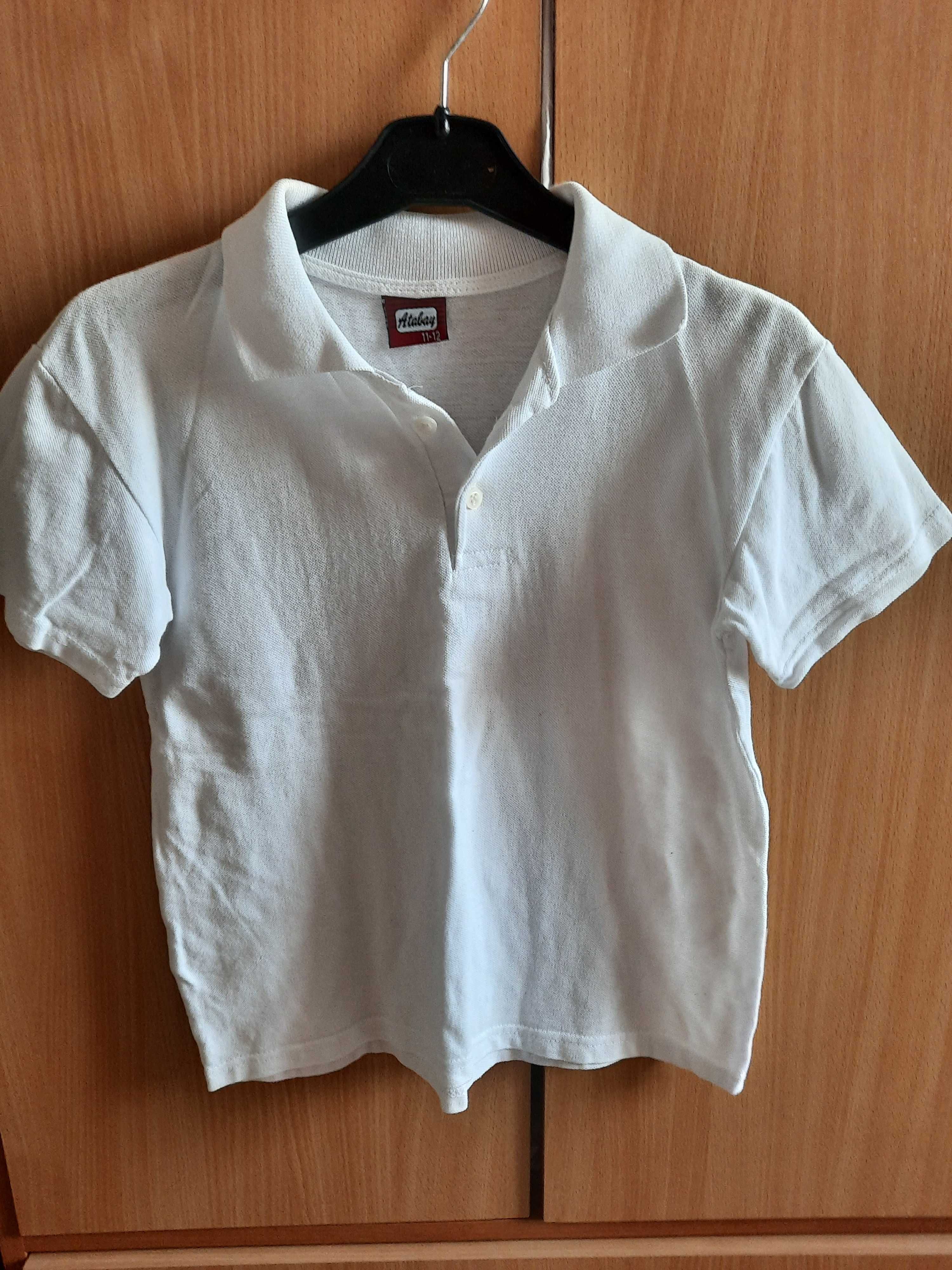 Bluza tricou maleta scoala Zara kids alb albe 10-12 ani