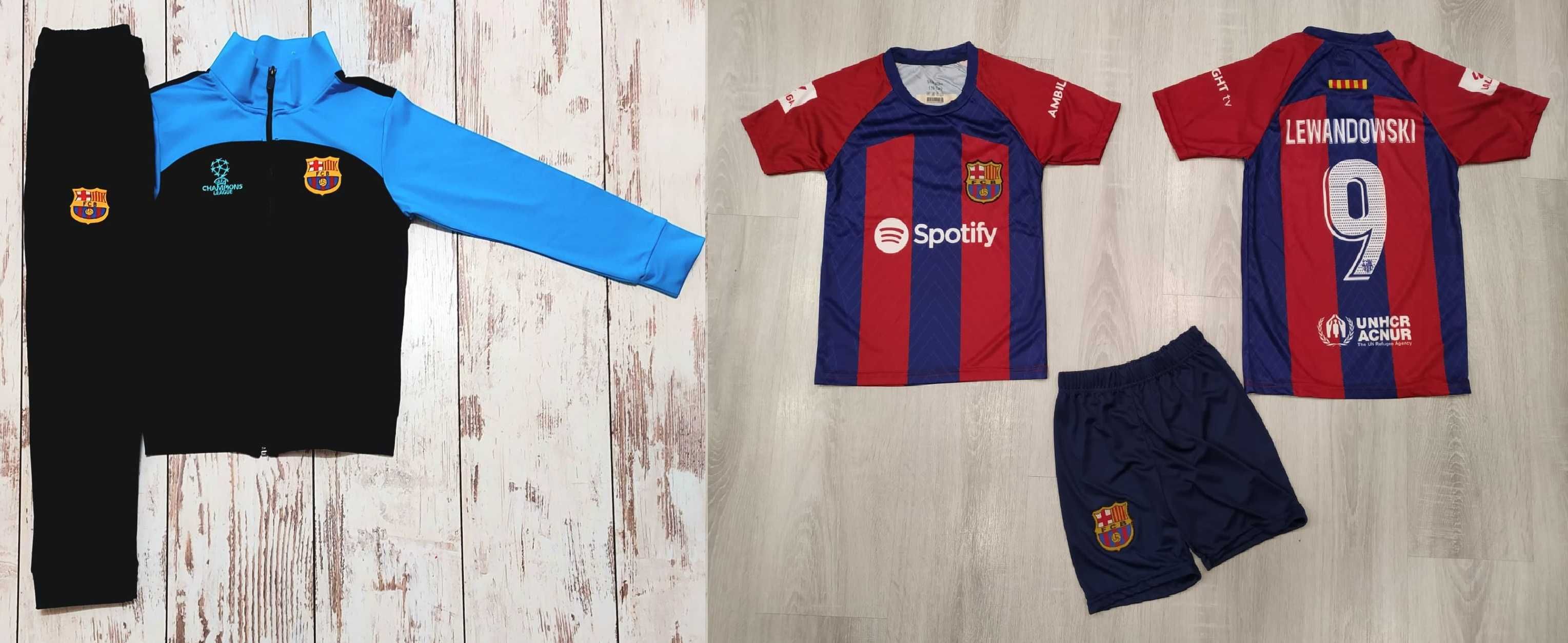 Детски Анцуг Barcelona Барселона от 5 до 15г Футболен екип 2024 Промо